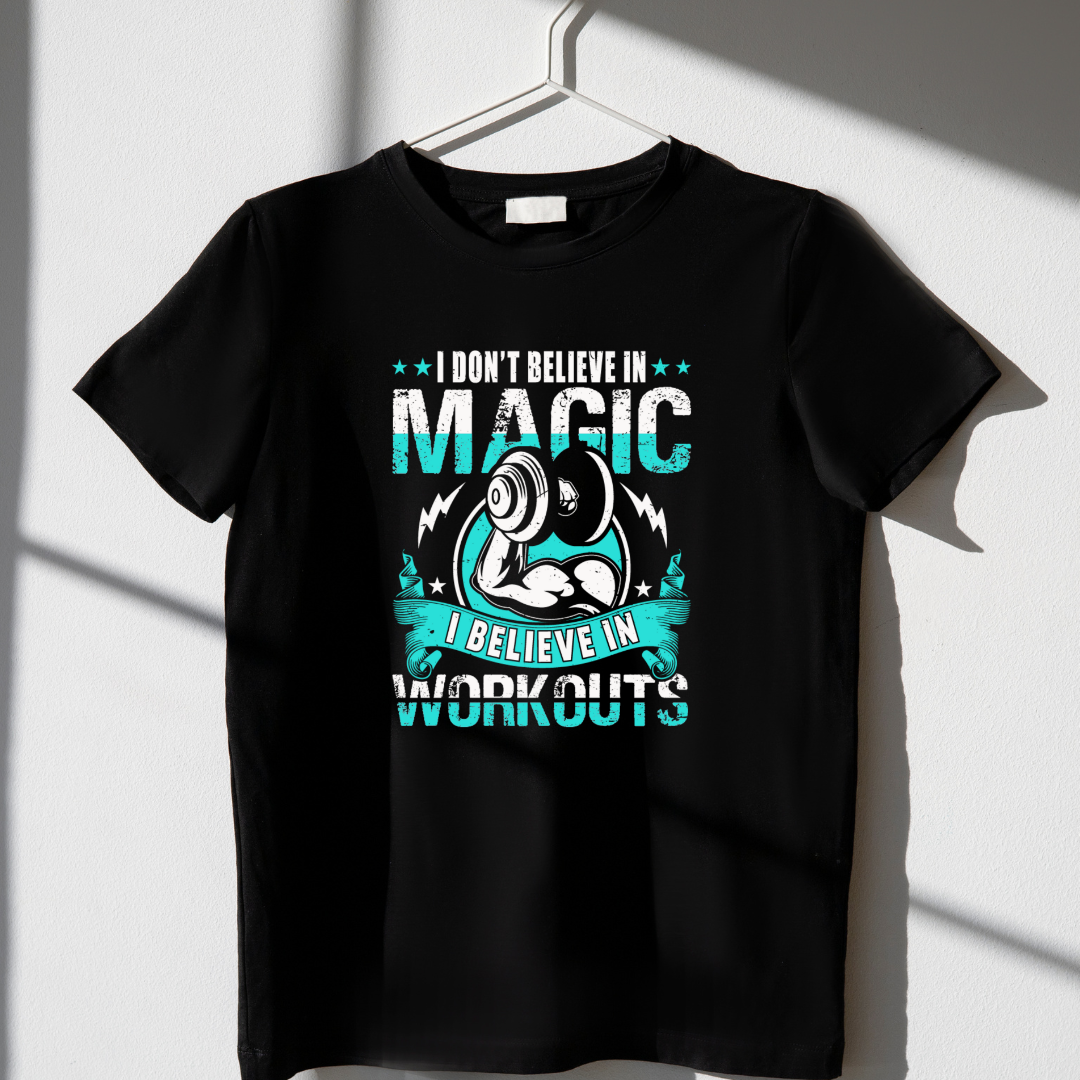 I Believe in Workouts - Black